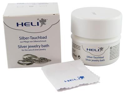 Solution de nettoyage pour bijoux en argent, Heli, pot de 150 ml - Image Standard - 1