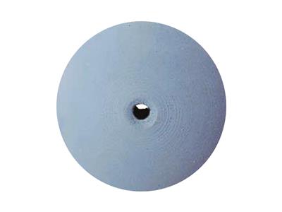 Meulette silicone lentille, bleue, grain fin, 22 x 4 mm, n° 1201, EVE - Image Standard - 1