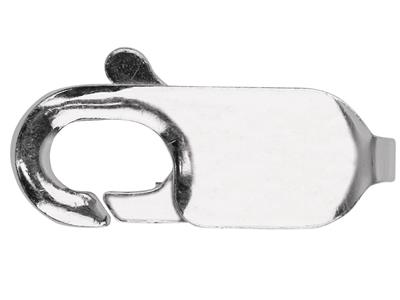 Fermoir Menotte plate sans anneau 11 mm, Argent 925. Réf. 17061 - Image Standard - 1
