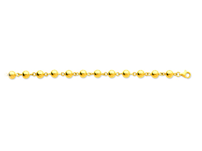 Bracelet Boules marseillais 6 mm, 19 cm, Or jaune 18k - Image Standard - 1