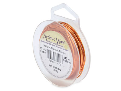 Fil Cuivre naturel 1,02 mm, Artistic Wire de Beadalon, bobine de 9,10 mètres - Image Standard - 1