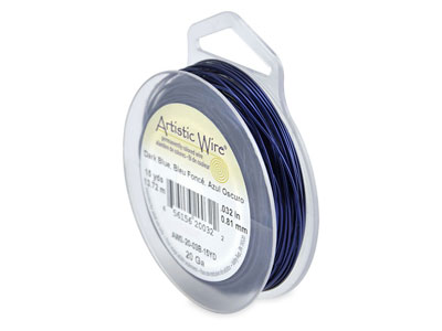 Fil Cuivre bleu 0,81 mm, Artistic Wire de Beadalon, bobine de 13,70 mètres - Image Standard - 1