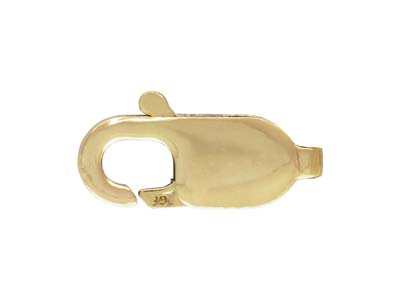 Fermoir Menotte plate 10 mm anneau ouvert, Gold filled, la pièce - Image Standard - 1