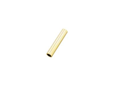 Intercalaire tube 5 x 1,50 mm, Gold filled, sachet de 10 - Image Standard - 1