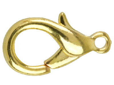 Fermoir Menotte avec anneau intégré 19 mm, Doré*, sachet de 10 - Image Standard - 1