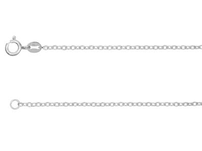 Chaine maille Forçat 1,9 mm, 45 cm, Argent 925 - Image Standard - 1